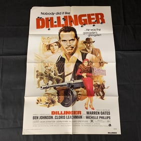 Dillinger Original One Sheet Movie Poster