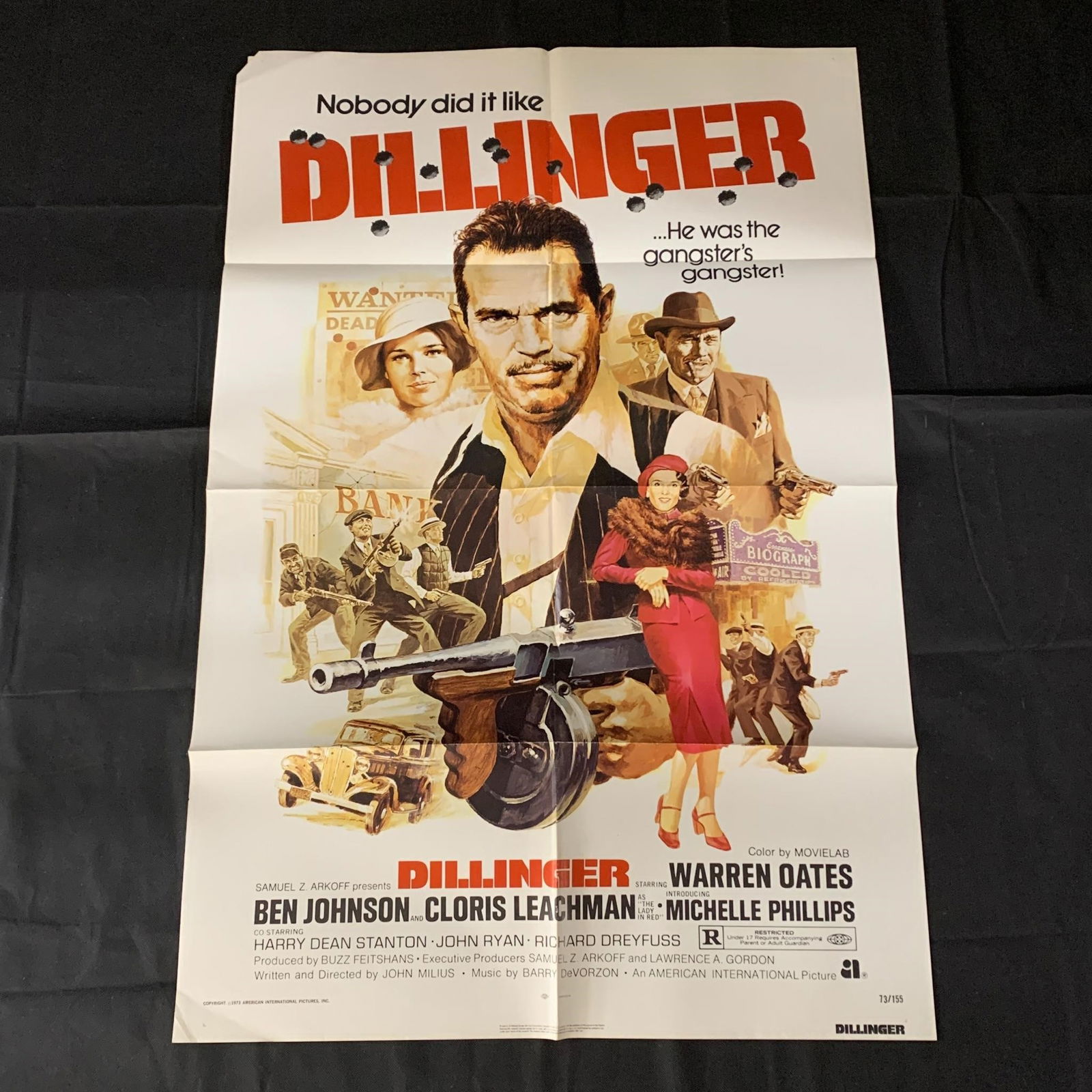 Dillinger Original One Sheet Movie Poster (1 of 3)