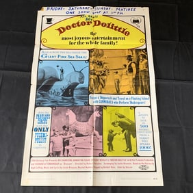 Doctor Dolittle Original One Sheet Movie Poster
