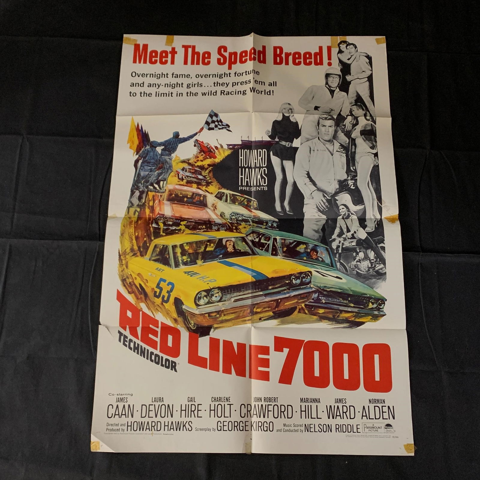 Red Line 7000 Original One Sheet Movie Poster (1 of 4)