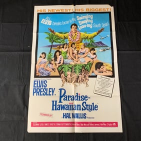 Paradise Hawaiian Style Original One-Sheet Movie Poster Elvis