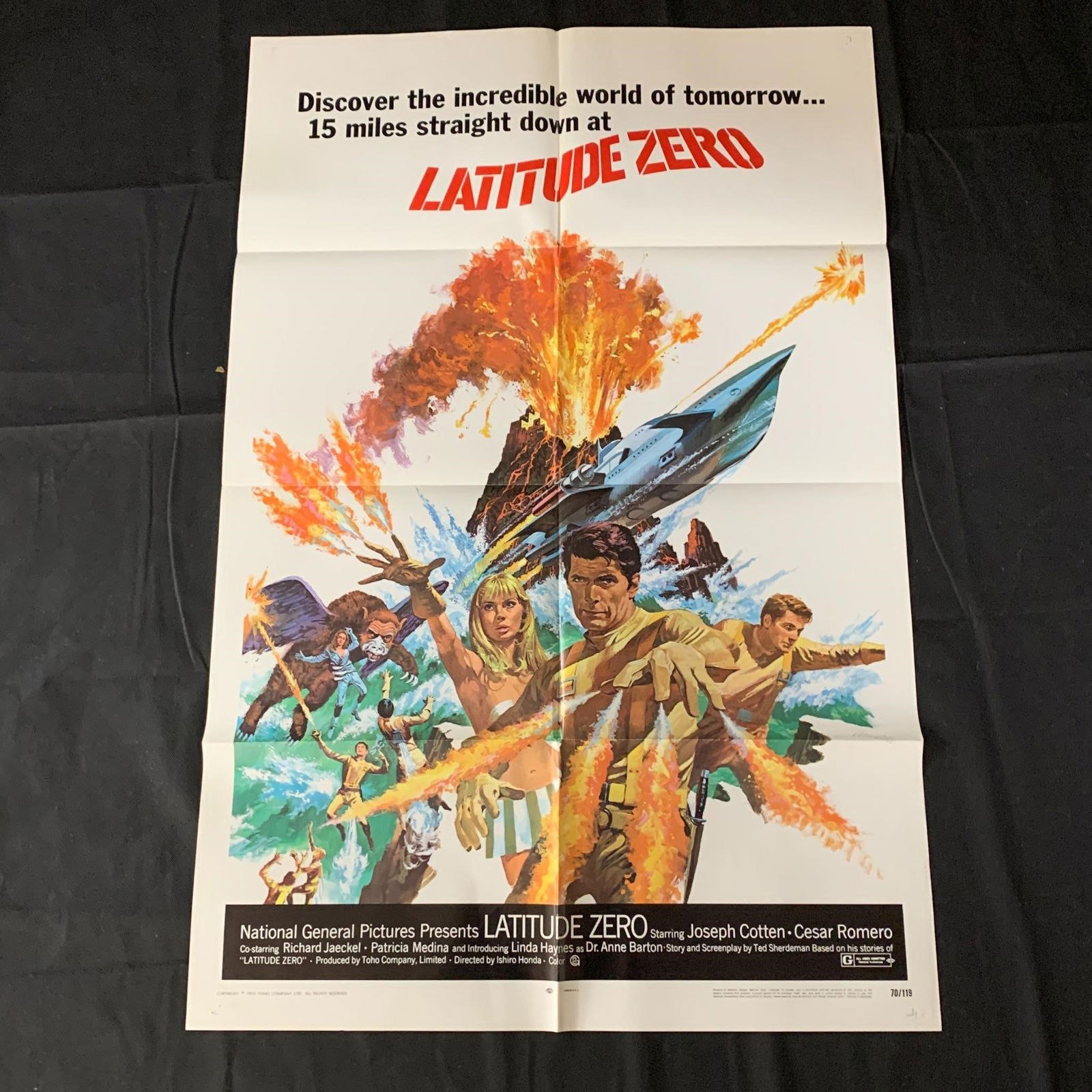 Latitude Zero Original Movie Poster (1 of 4)