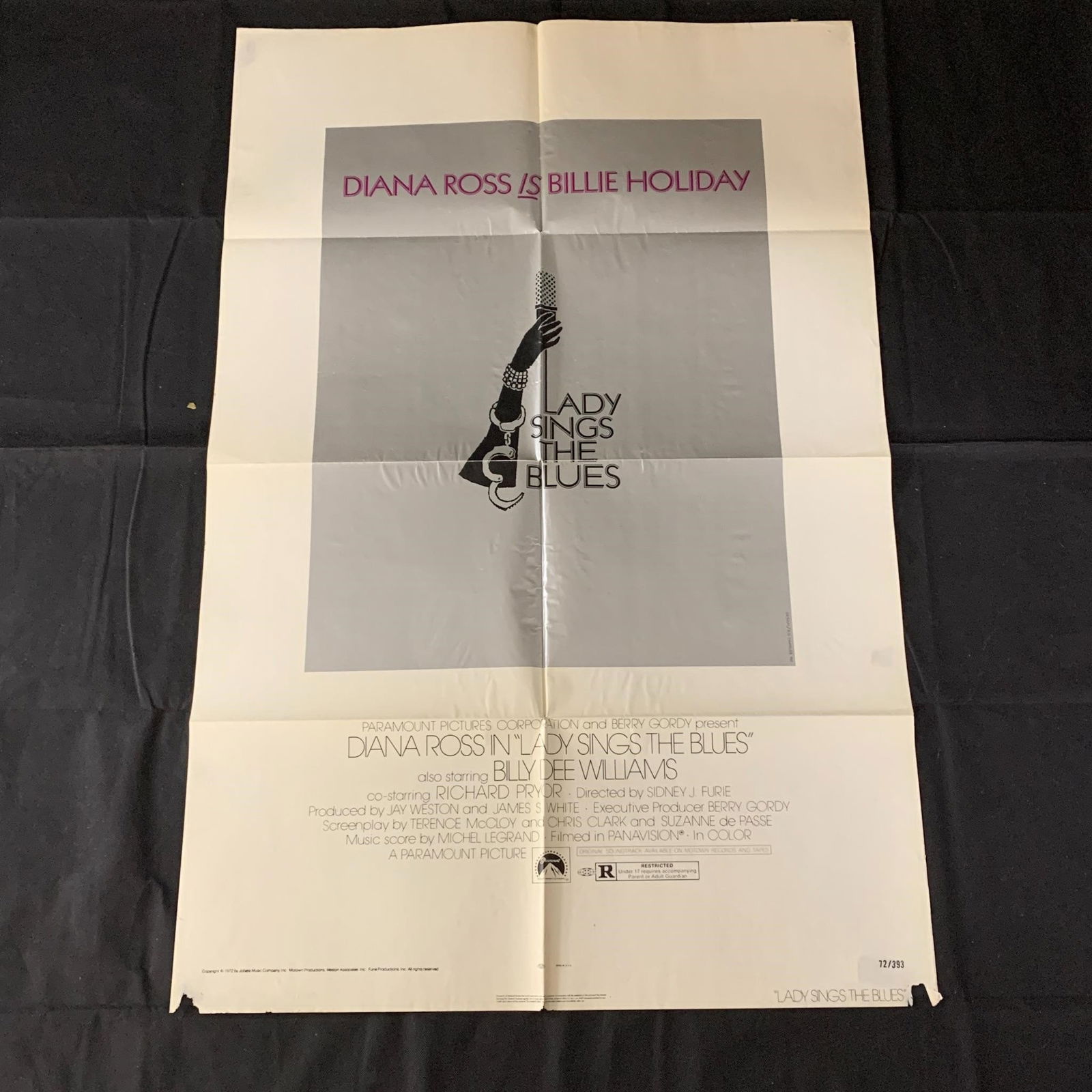Lady Sings The Blues Original One-Sheet Movie Poster (1 of 3)