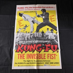 The Invisible Fist Original One Sheet Movie Poster