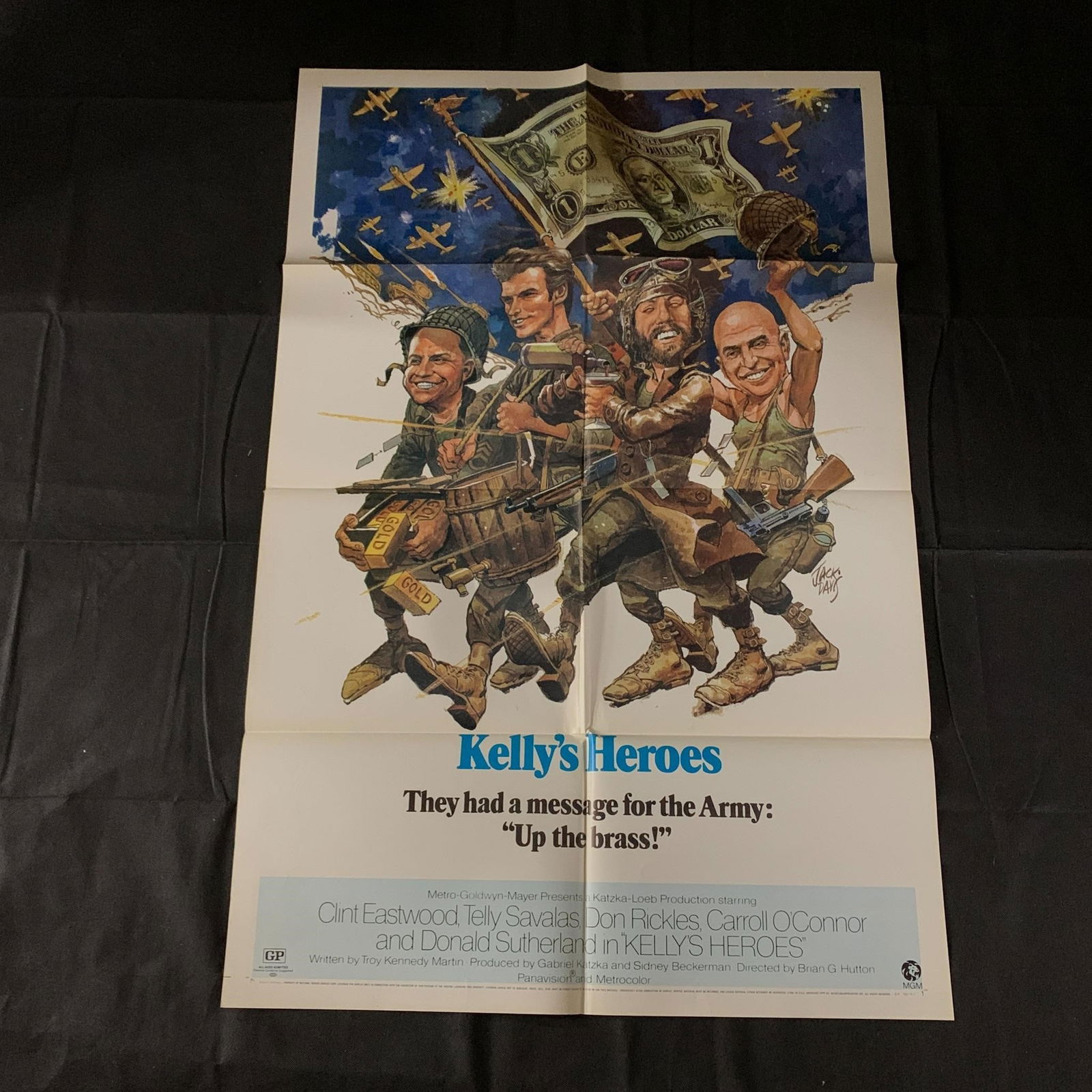 Kelly's Heroes Original One-Sheet Movie Poster (1 of 4)