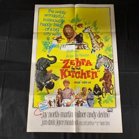 Zebra in the Kitchen Original One-Sheet Movie Poster