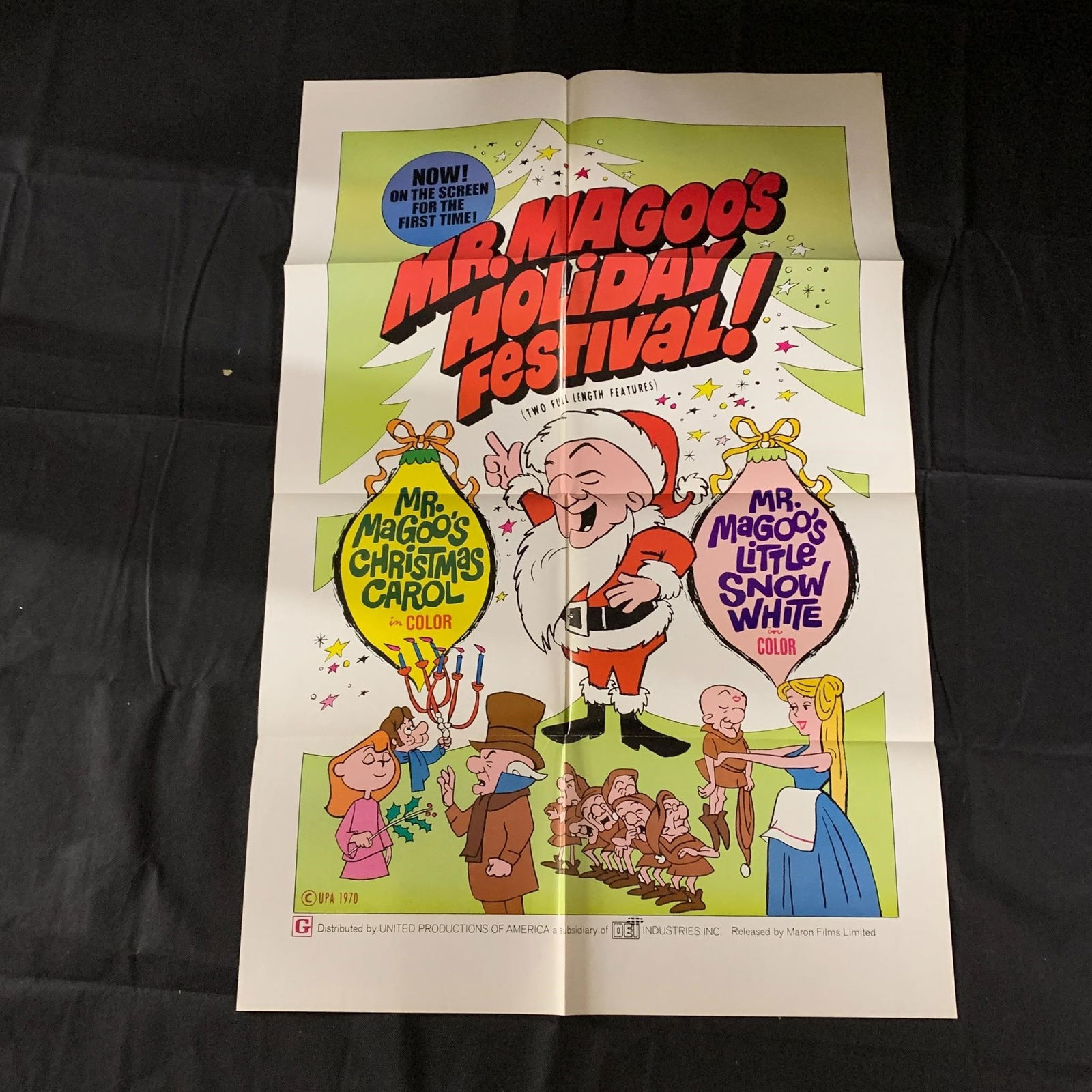 Mr. Magoo's Holiday Festival Original One-Sheet  Movie Poster (1 of 2)