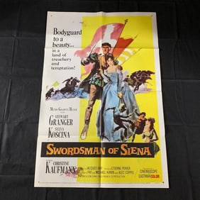 Swordsman of Siena Orginal One-Sheet Movie Poster