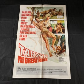 Tarzan & The Great River Original One-Sheet Movie Poster