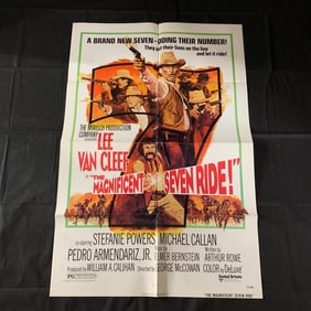 Magnificent Seven Ride Original One Sheet Movie Poster