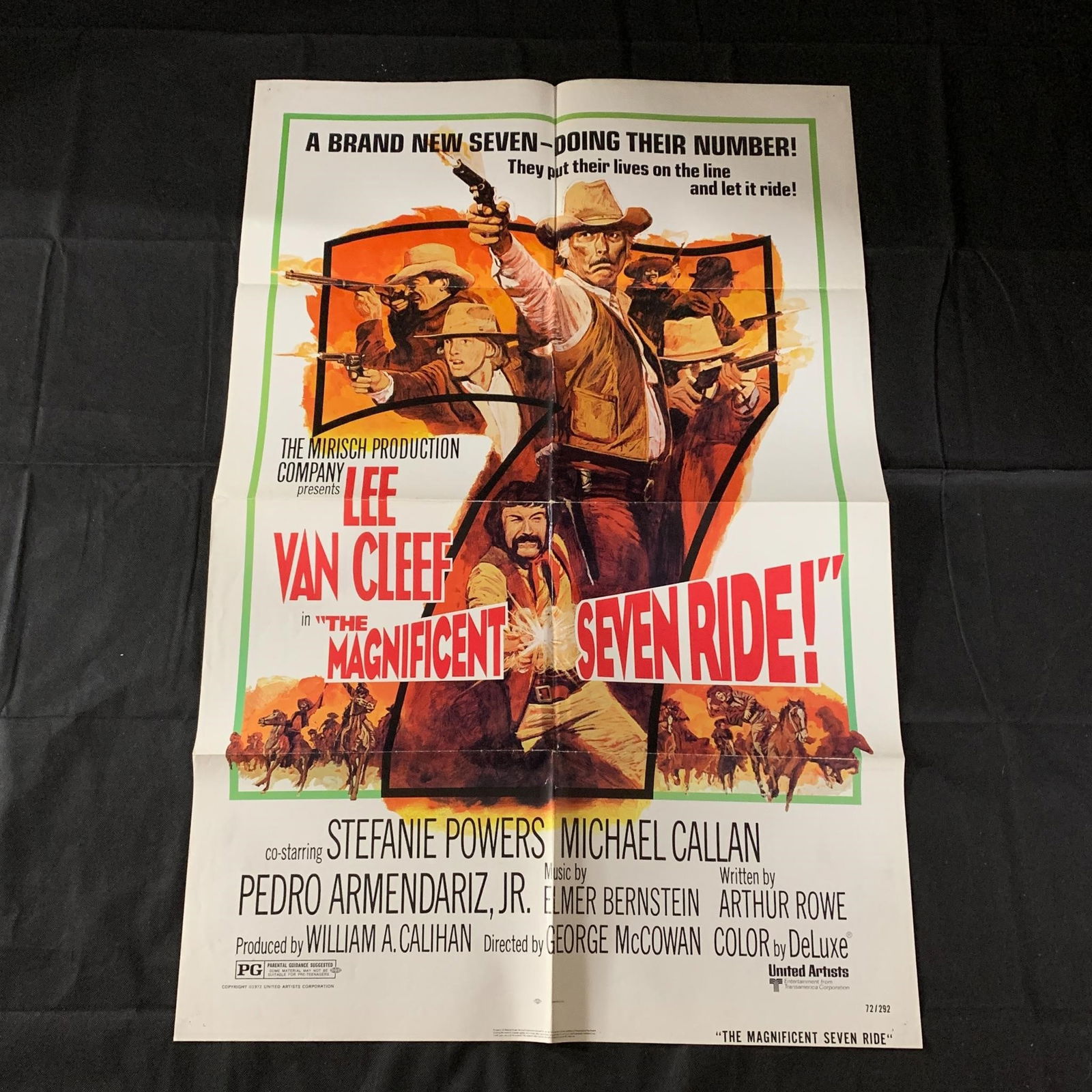 Magnificent Seven Ride Original One Sheet Movie Poster (1 of 3)