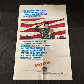 Patton Original One Sheet Movie Poster