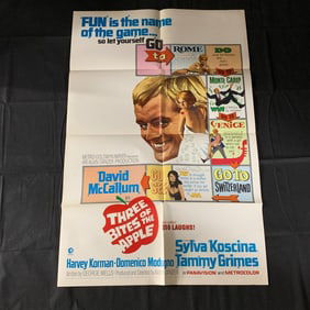Three Bites of the Apple Original One-Sheet Movie Poster