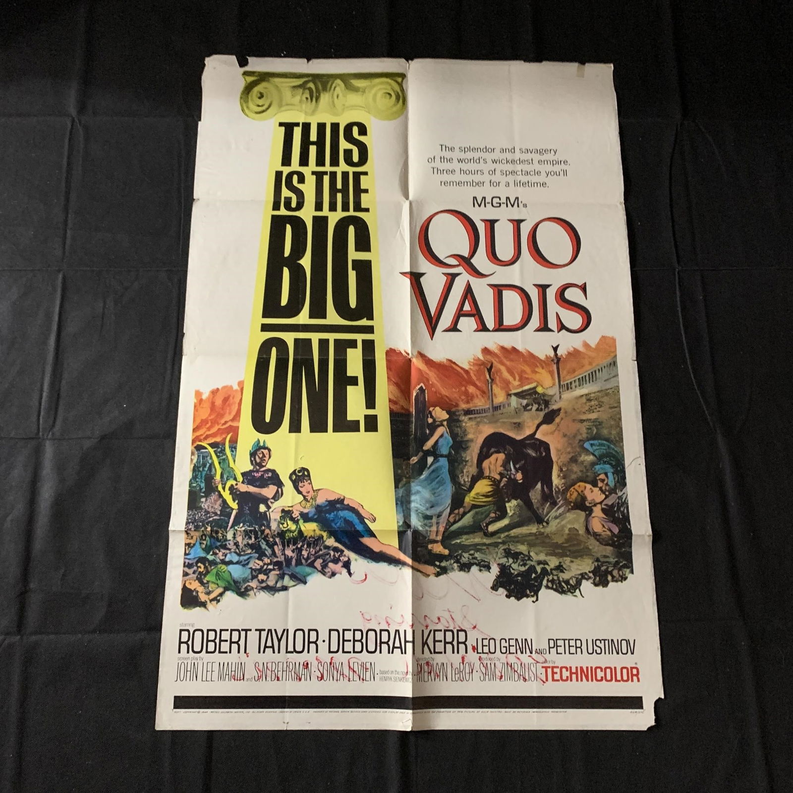Quo Vadis Original One Sheet Movie Poster (1 of 4)