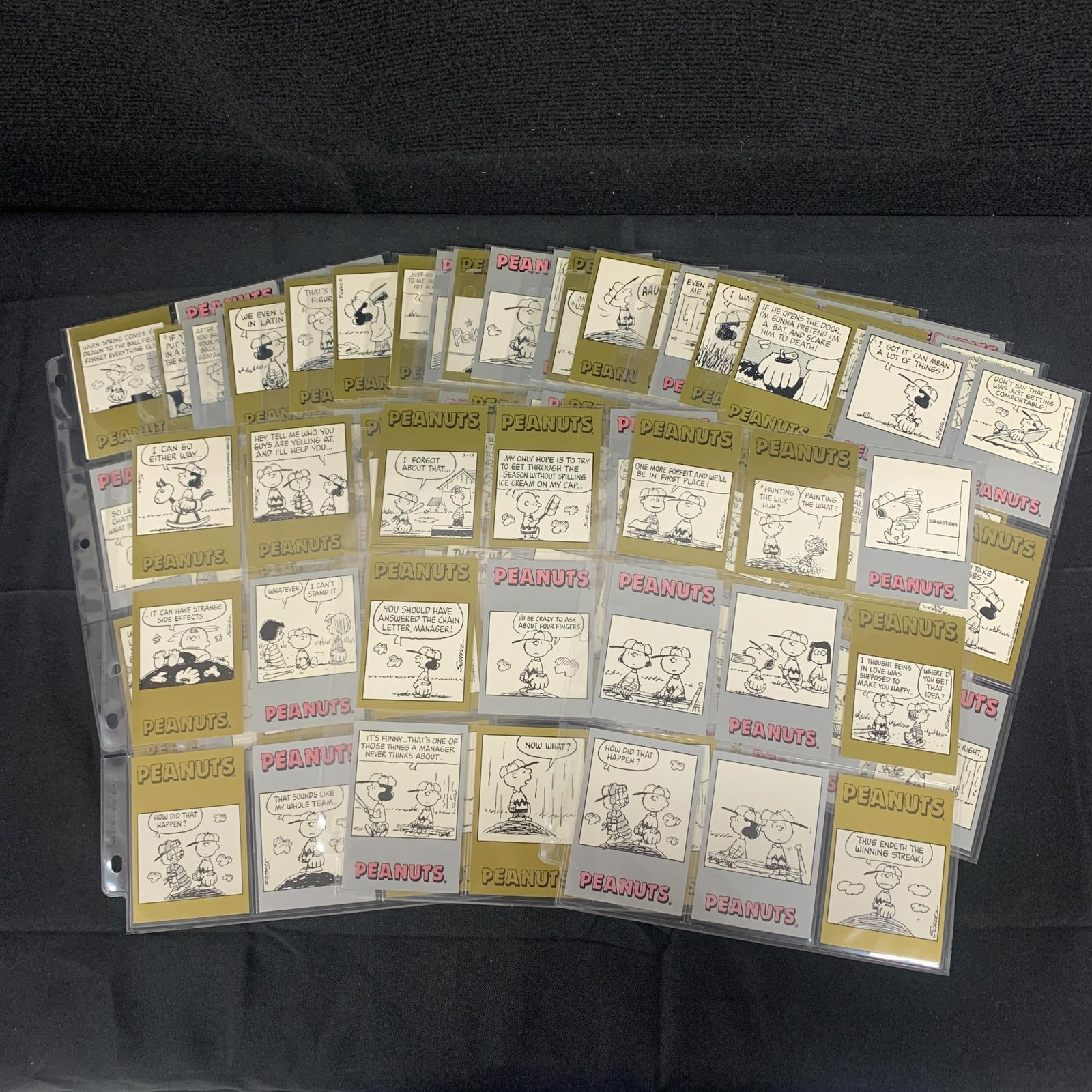 Peanuts Gold and Silver Series 2 Cards: Large lot of Peanuts Gold and Silver Series 2 Trading Cards. 100+ Cards. We are a veteran owned company. Please look at the pictures carefully to determine what you believe the condition of collectibl