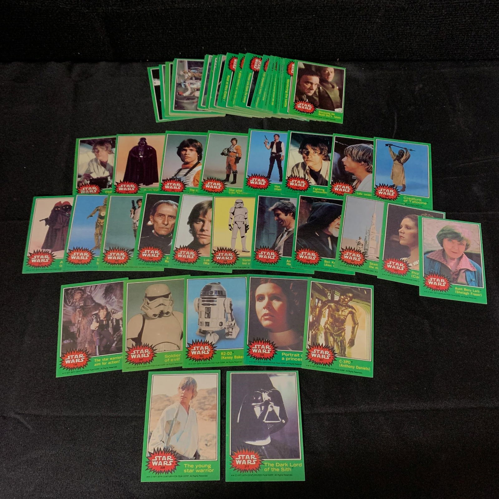 1977 Star Wars Series 4 Cards (1 of 5)