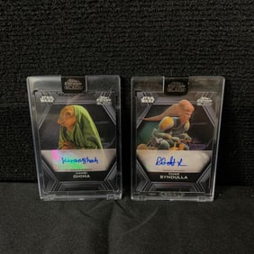 Topps Chrome Star Wars Auto Cards