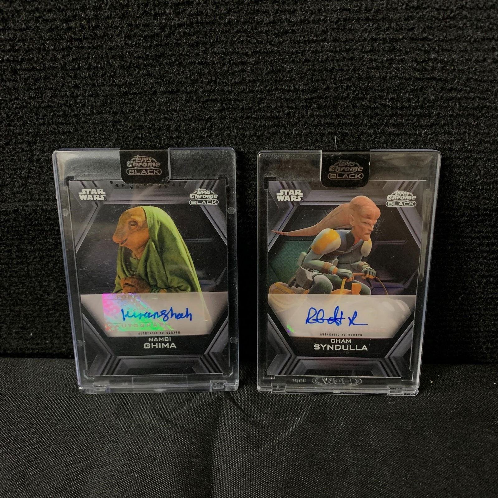 Topps Chrome Star Wars Auto Cards (1 of 4)