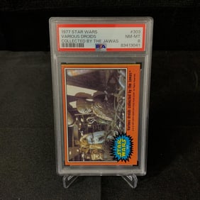 PSA 8 Various Droids Card 1977 Topps Star Wars