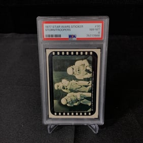 PSA 8 Stormtroopers 1977 Topps Star Wars Stickers