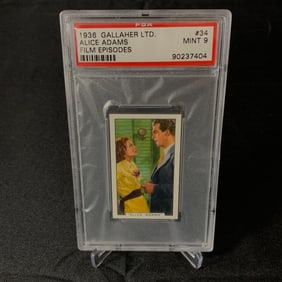 PSA 9 Alice Adams 1936 Gallaher