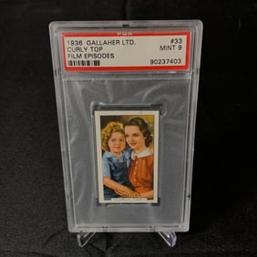 PSA 9 Curly Top 1936 Gallaher