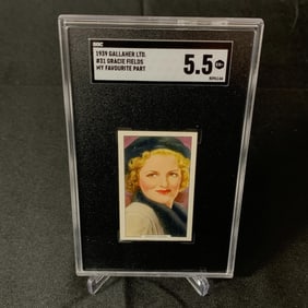 SGC 5.5 Gracie Fields 1939 Gallaher
