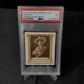 PSA 7 Tom Mix 1923 Cinema Stars Ser. 25