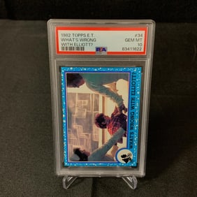 PSA 10 What's Wrong With Elliott, 1982 Topps ET