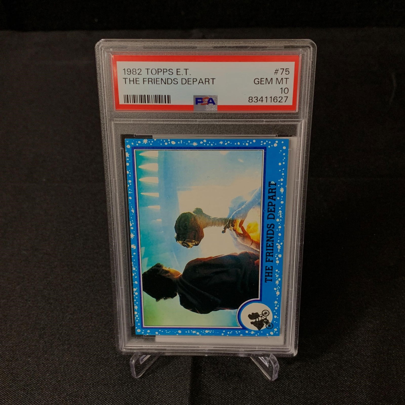 PSA 10 The Friends Depart, 1982 Topps ET (1 of 2)