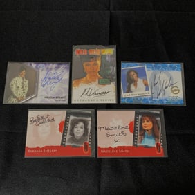 Lot of Movie Star Auto Cards