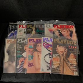 1988 Playboy Magazines, Near Complete