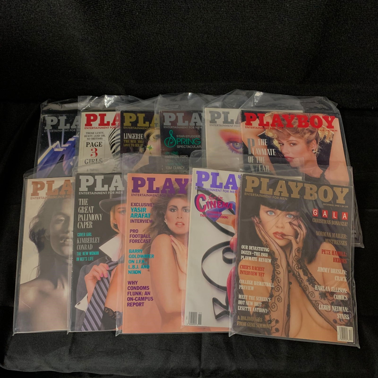 1988 Playboy Magazines, Near Complete (1 of 4)