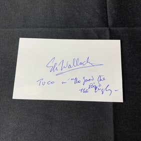 Elli Wallach Autograph JSA COA