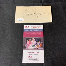 Dorothy Mackaye Autograph JSA COA