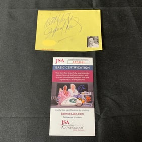 Howard Keel Autograph JSA COA