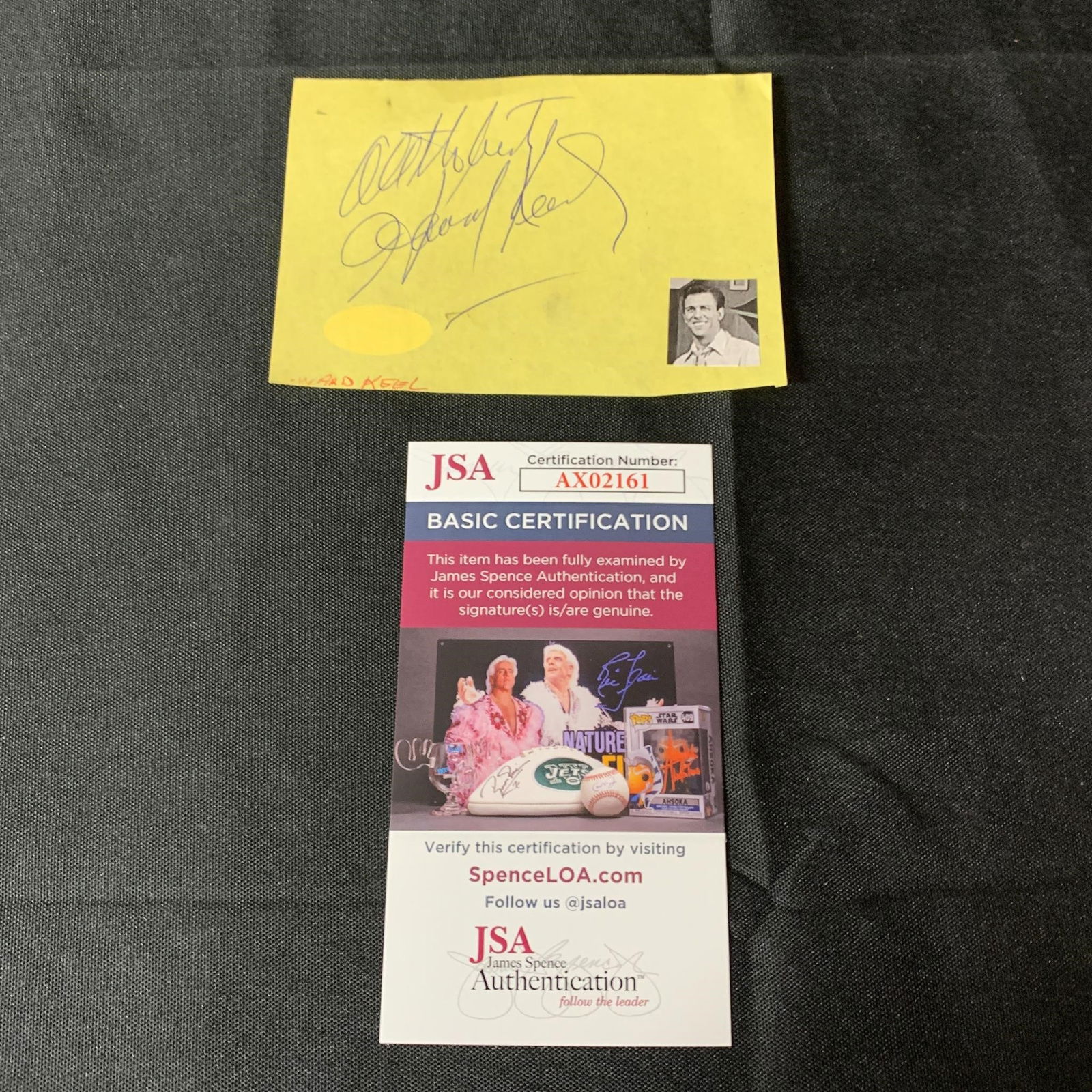 Howard Keel Autograph JSA COA (1 of 3)