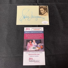 Jane Wyman Autograph JSA COA