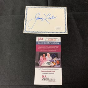 Joan Leslie Autograph JSA COA