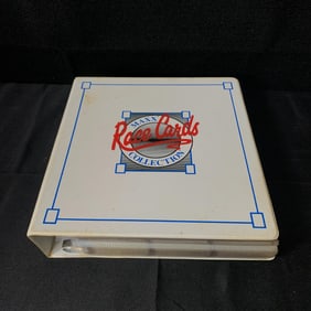 Large Binder Filled with 90s Race Cards