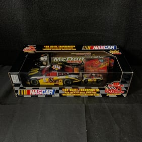 McDonalds Racing Transporter and Stock Car