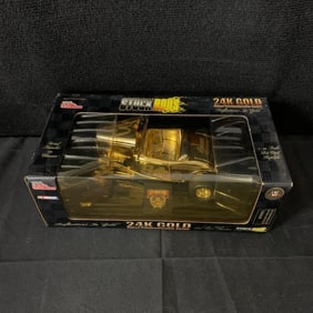24k Gold Stock Rods McDonalds Car NIB