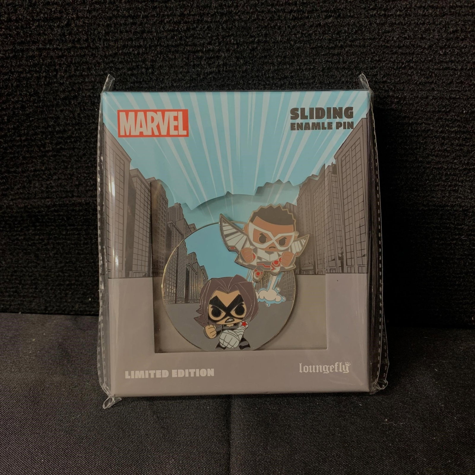 Falcon and Iron Fist Pins NIB: Limited Edition Marvel Falcon and Iron Fist Pin. Limited to 600. We are a veteran owned company. Please look at the pictures carefully to determine what you believe the condition of collectible is. We