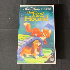 The Fox and the Hound VHS Tape Disney Black Diamond