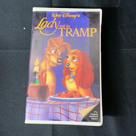 Lady and the Tramp VHS Disney Black Diamond