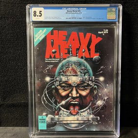 Heavy Metal 25 CGC 8.5