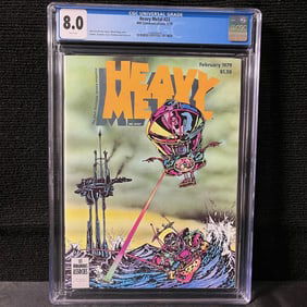 Heavy Metal 23 CGC 8.0