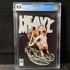 Heavy Metal 22 CGC 8.0