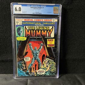 Supernatural Thrillers 7 CGC 6.0 3rd Living Mummy