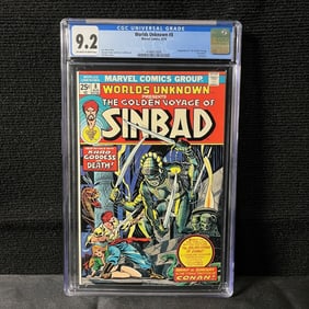 Worlds Unknown 8 CGC 9.2